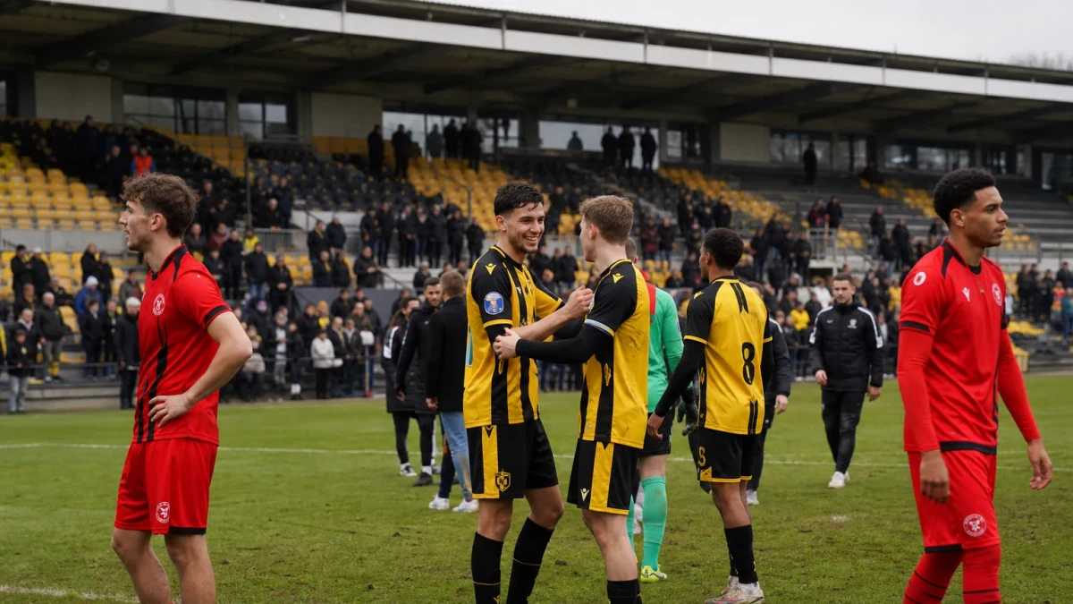 Almere City kliver upp på tredje plats efter klar seger